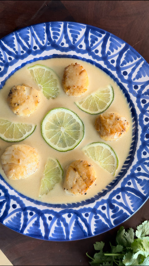Savored Three Ways Miso Edition | Part 2: Braised Scallops in Miso Coconut Milk