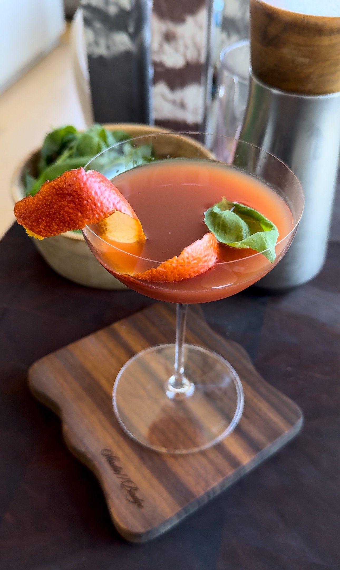 Savored Three Ways Basil Edition | Part 1: Blood Orange Basil Cocktail ...